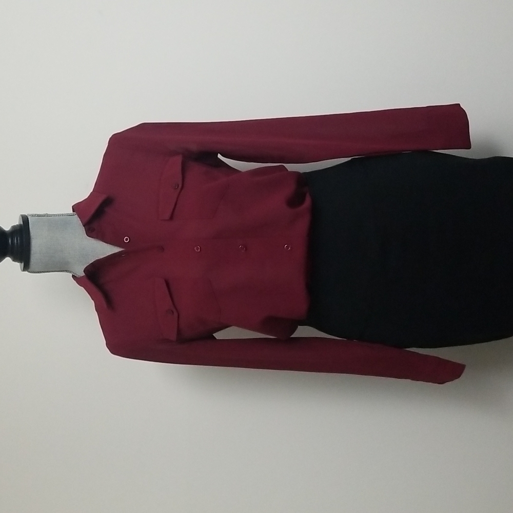 Vero Moda sheer button up blouse